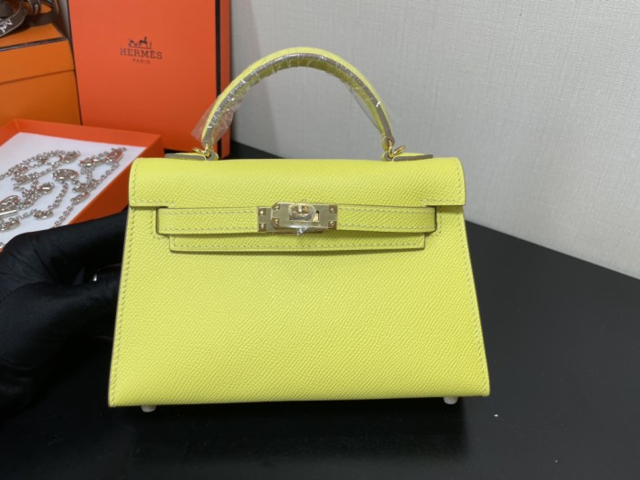 Handbags Hermes Kelly size:19.5 cm