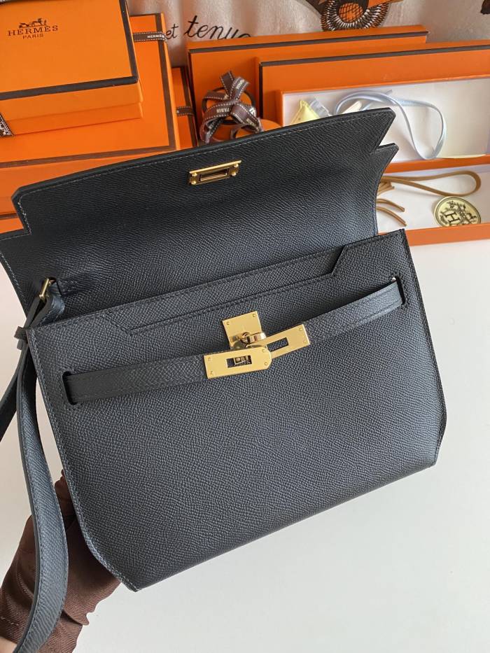Handbags Hermes Kelly Depeches size:25 cm