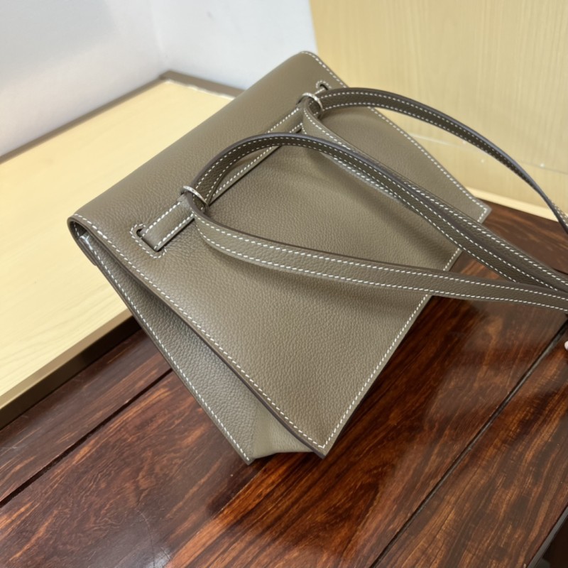 Handbags Hermes Kelly danse size:22 cm