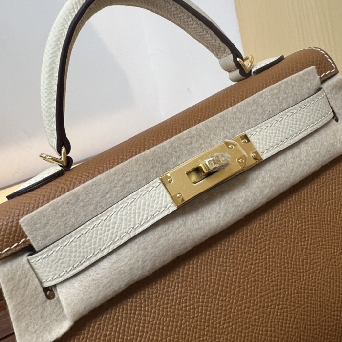 Handbags Hermes Kelly size:19 cm