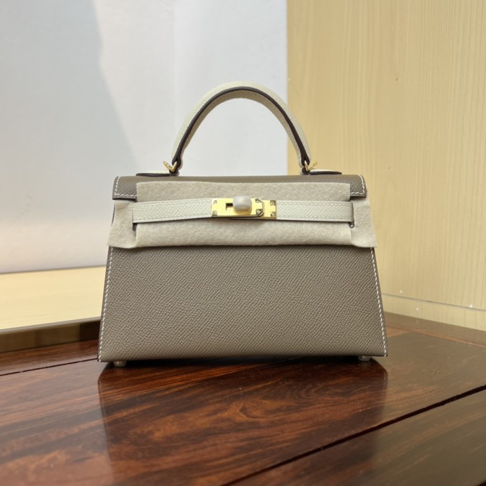 Handbags Hermes Kelly size:19cm