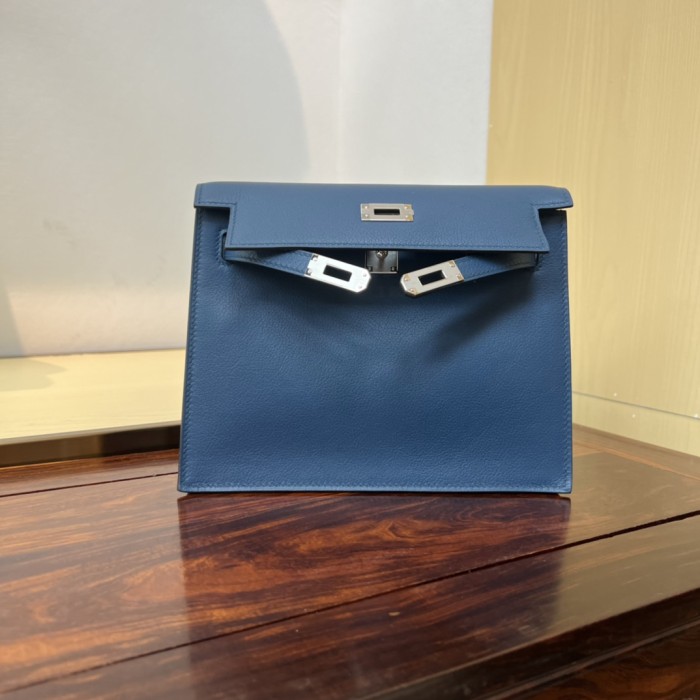 Handbags Hermes Kelly danse size:22 cm