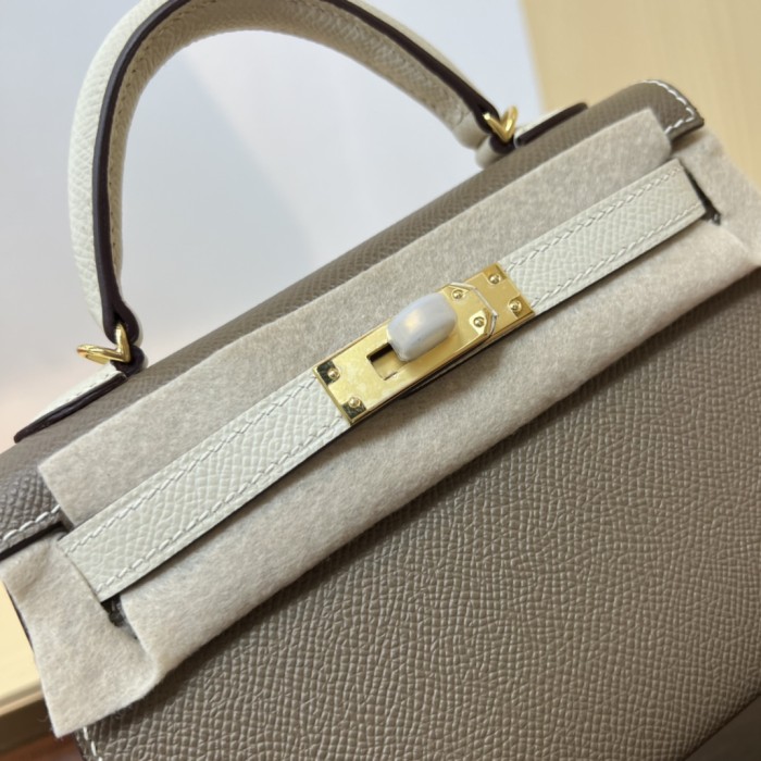 Handbags Hermes Kelly size:19cm