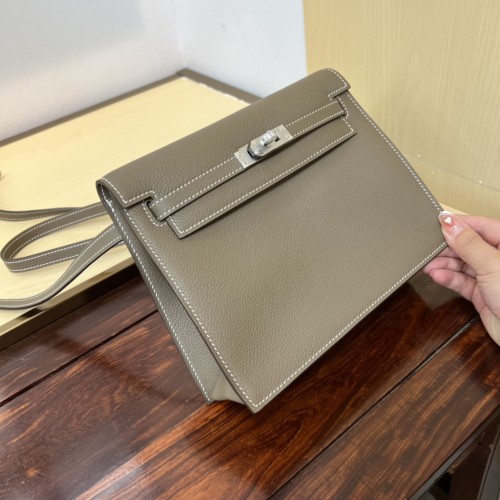 Handbags Hermes Kelly danse size:22 cm