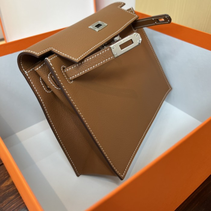 Handbags Hermes Kelly danse size:22 cm