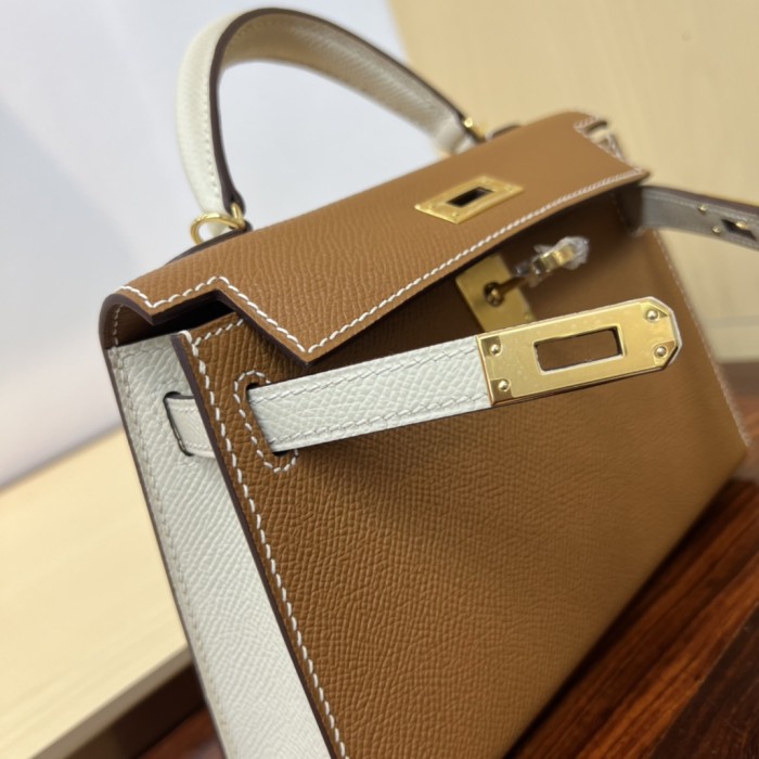 Handbags Hermes Kelly size:19 cm