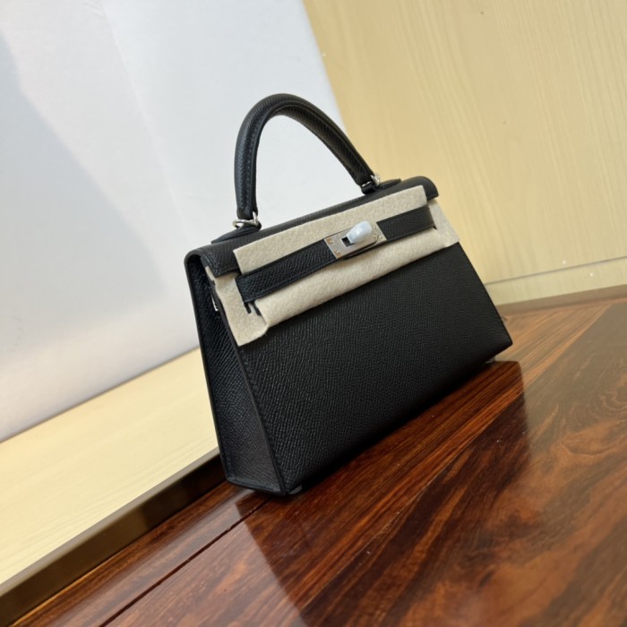Handbags Hermes Kelly size:19 cm