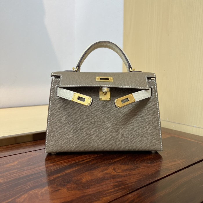 Handbags Hermes Kelly size:19cm