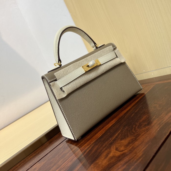 Handbags Hermes Kelly size:19cm
