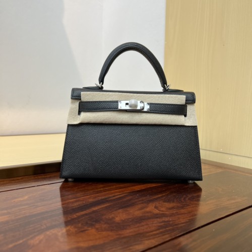 Handbags Hermes Kelly size:19 cm
