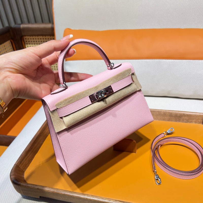 Handbags Hermes mini kelly size:19 cm