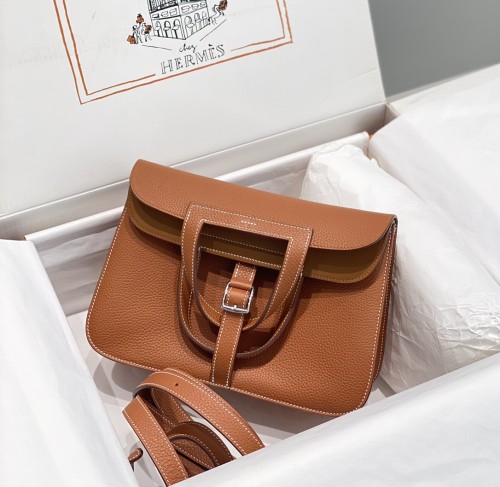 Handbags Hermes 𝑯𝒂𝒍𝒛𝒂𝒏 size:25 cm