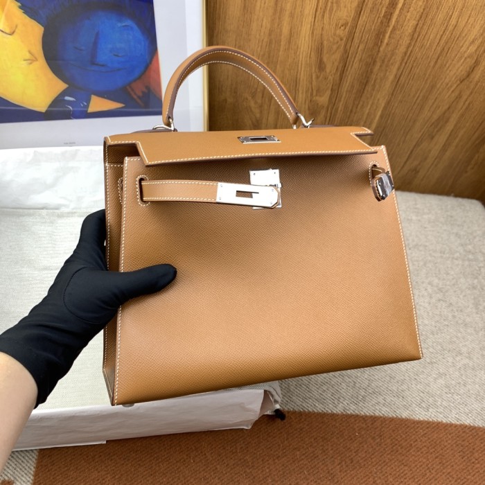 Handbags Hermes Kelly size:25/28 cm