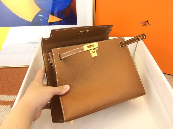 Handbags Hermes Kelly size:25/28 cm