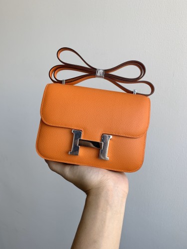 Handbags Hermes Constance size:19 cm