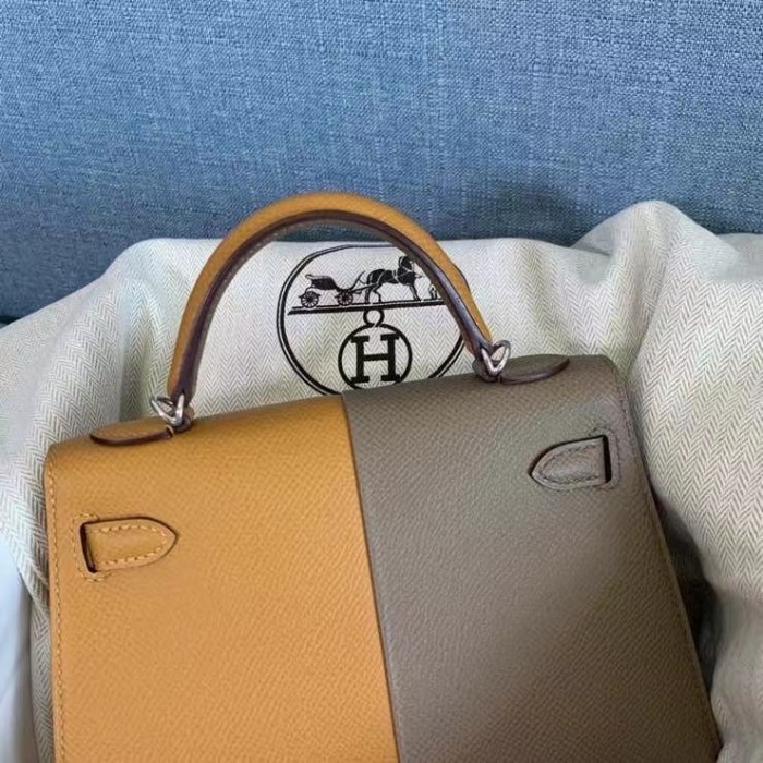 Handbags Hermes Kelly size:19 cm