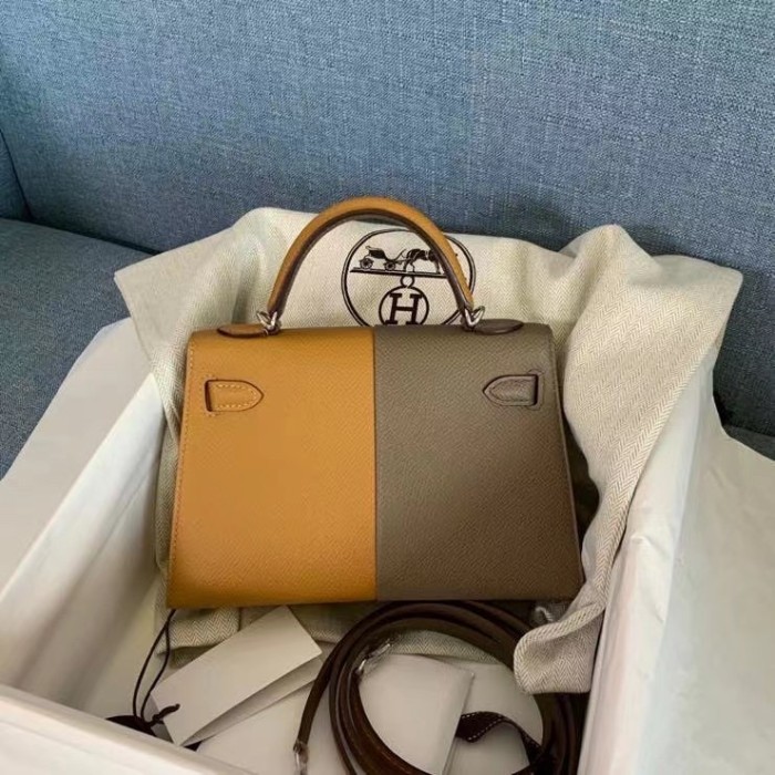 Handbags Hermes Kelly size:19 cm
