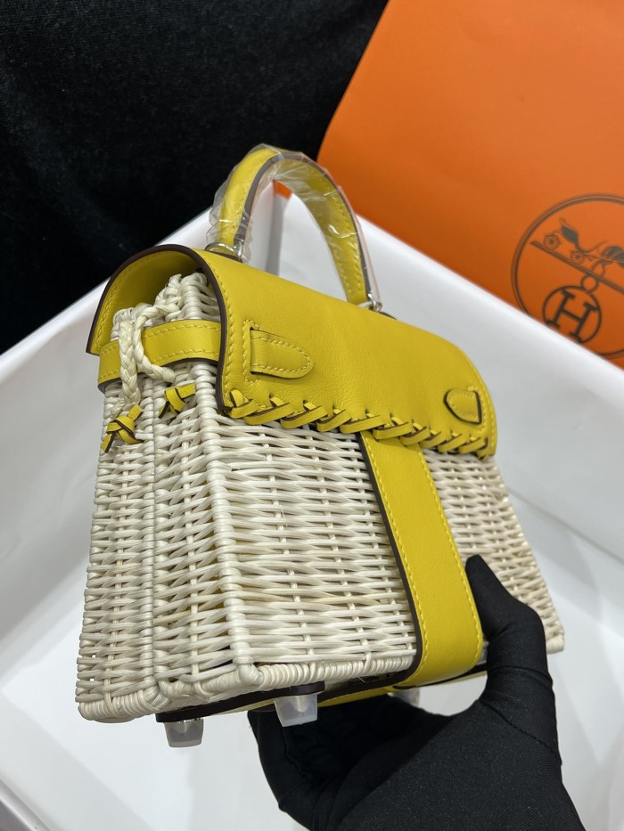Handbags Hermes Kelly size:20cm