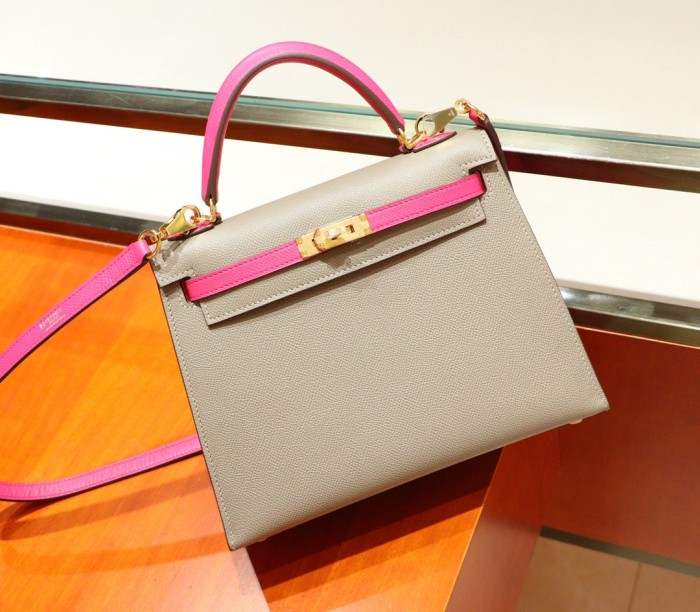 Handbags Hermes Kelly size:25 cm