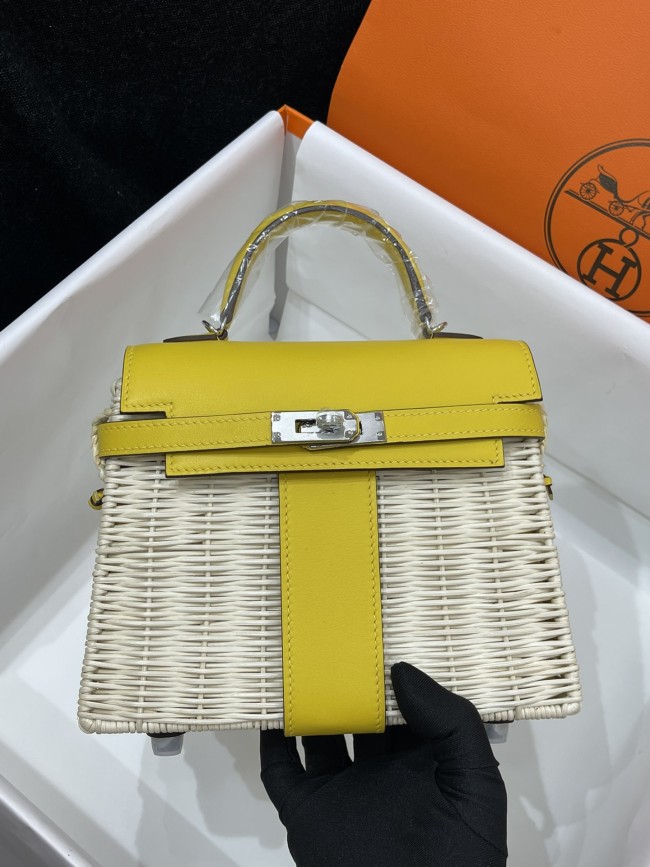 Handbags Hermes Kelly size:20cm