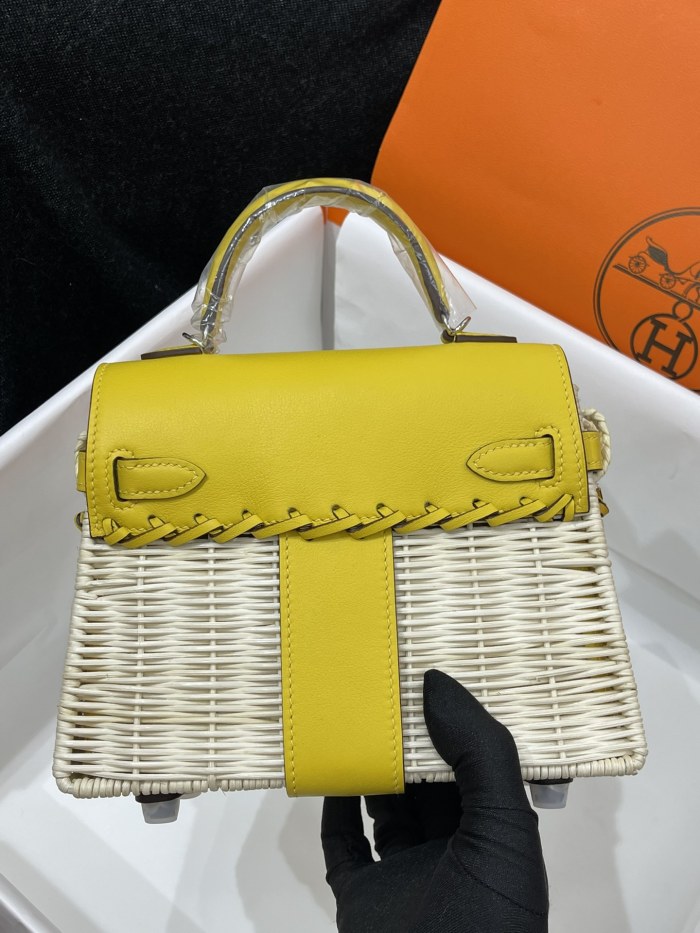 Handbags Hermes Kelly size:20cm