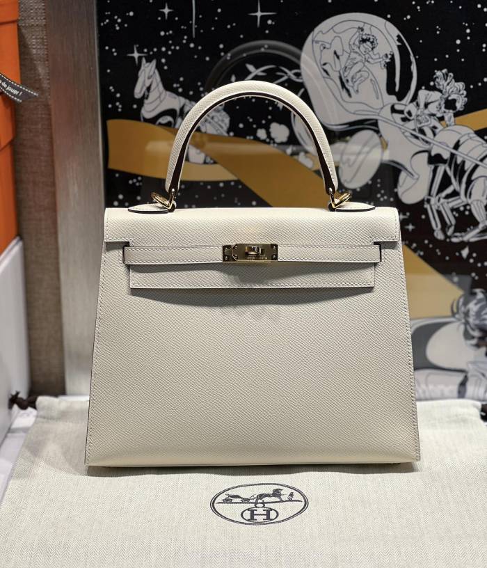 Handbags Hermes Kelly size:25 cm