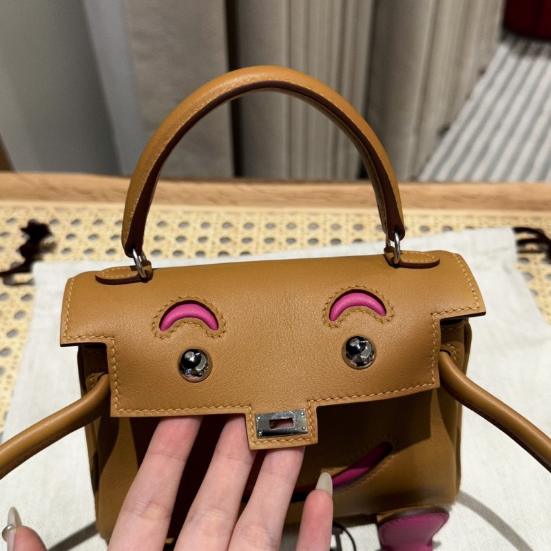 Handbags Hermes Kelly doll size:25 cm