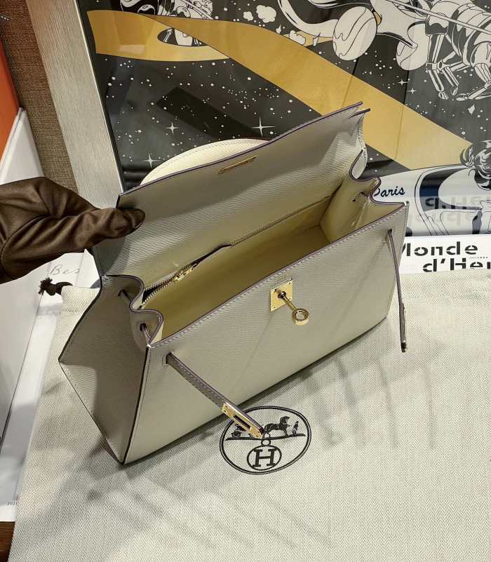 Handbags Hermes Kelly size:25 cm