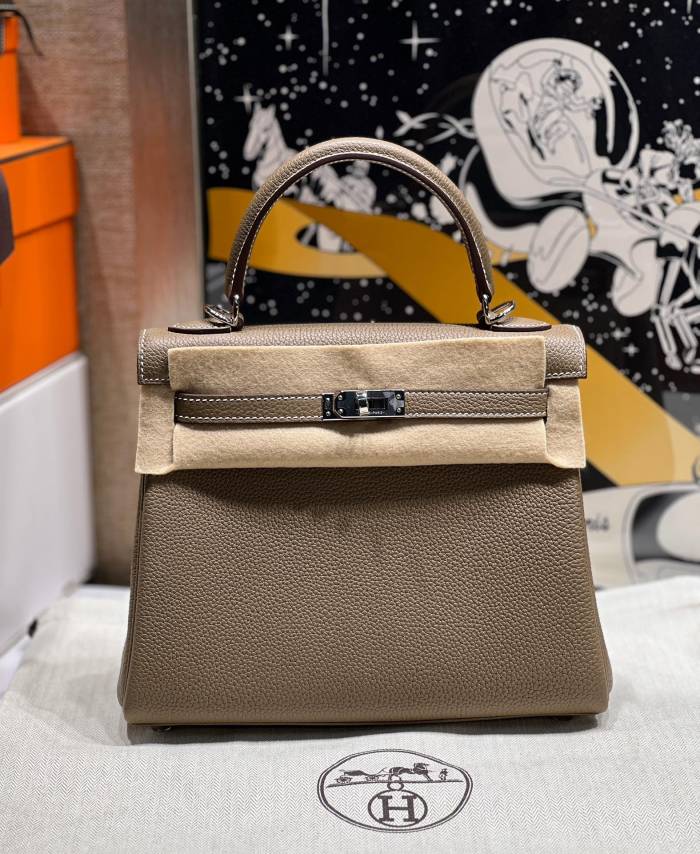 Handbags Hermes Kelly size:25 cm