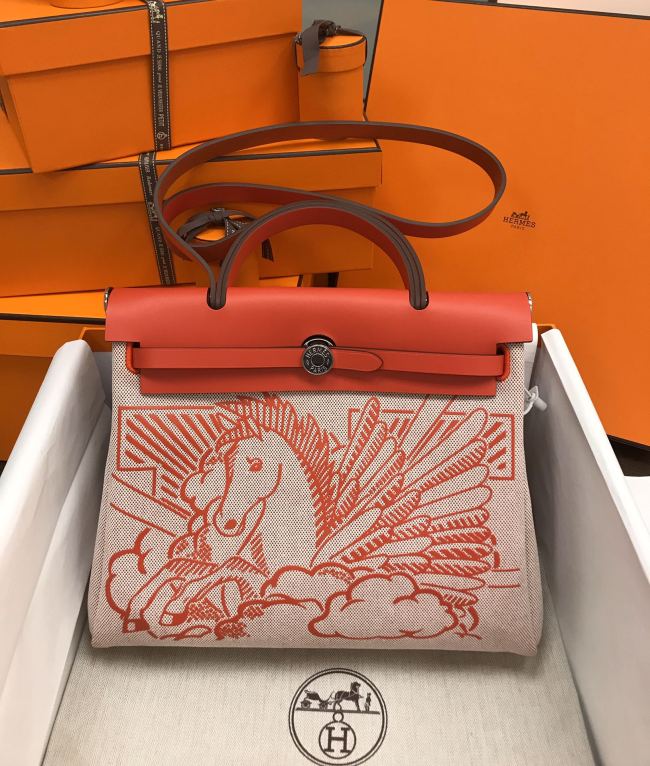 Handbags Hermes Herbag size:25/31/10 cm