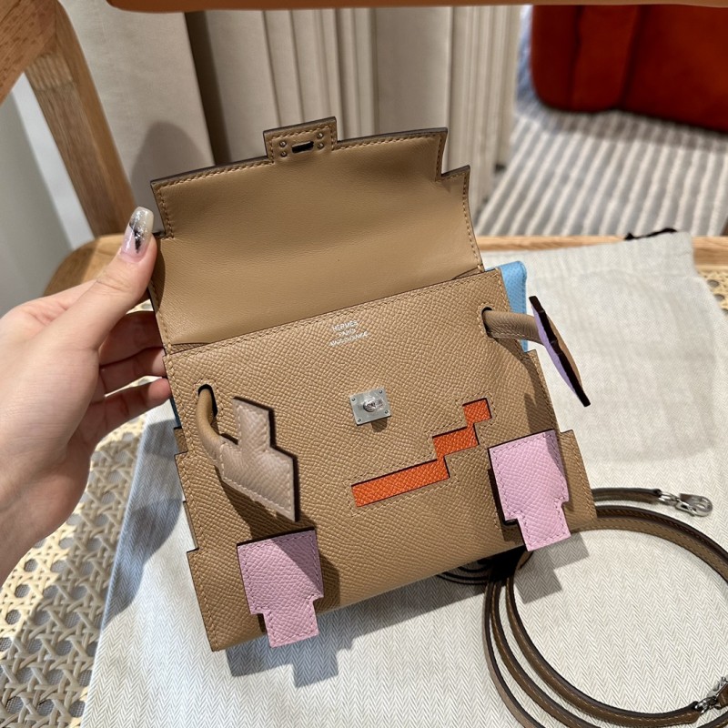 Handbags Hermes Kelly doll size:25 cm