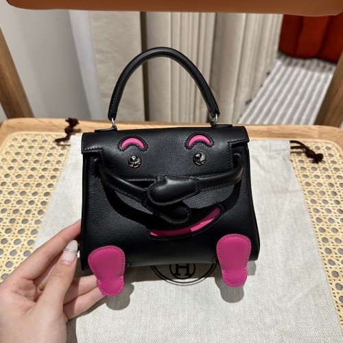 Handbags Hermes Kelly doll size:25 cm
