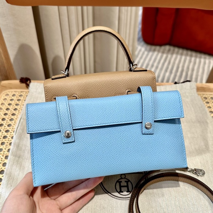 Handbags Hermes mini kelly size:19 cm