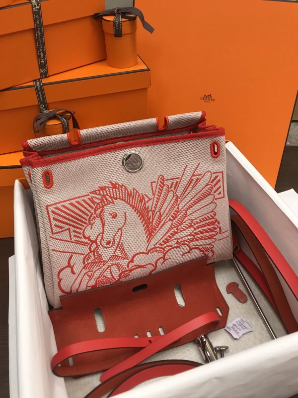 Handbags Hermes Herbag size:25/31/10 cm