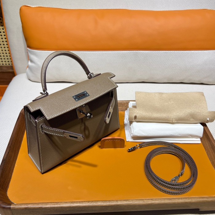 Handbags Hermes Mini Kelly size:19 cm