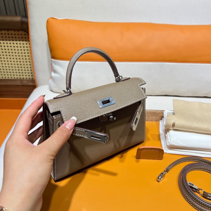 Handbags Hermes Mini Kelly size:19 cm