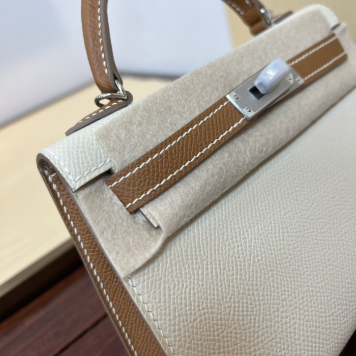 Handbags Hermes Kelly size:19 cm