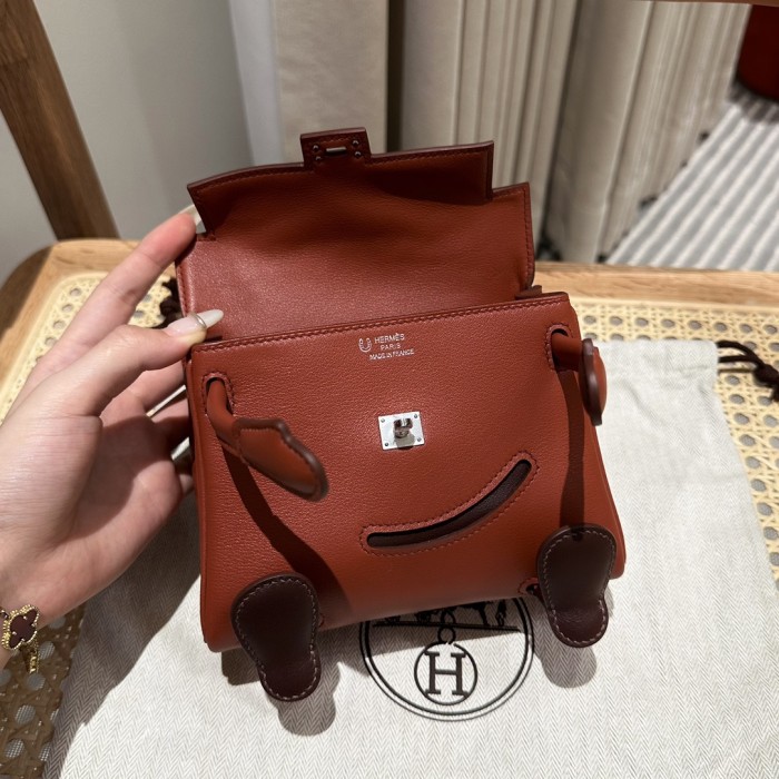 Handbags Hermes Kelly doll size:19 cm