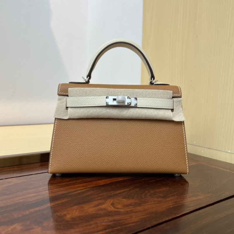 Handbags Hermes Kelly size:19 cm