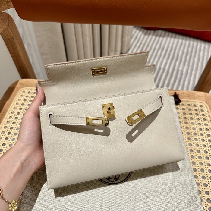 Handbags Hermes Mini kelly size:22 cm