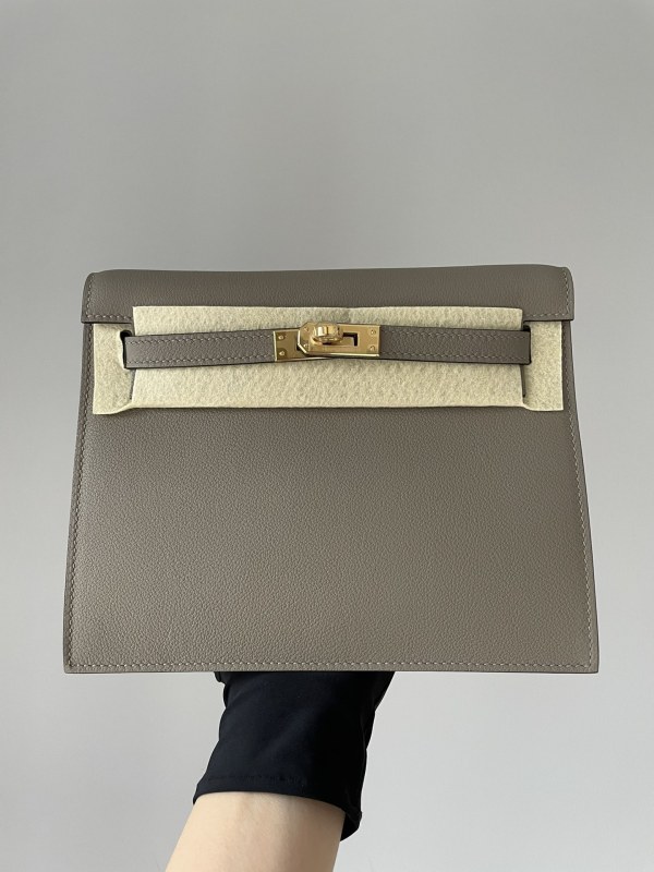 Handbags Hermes Kelly danse size:22 cm