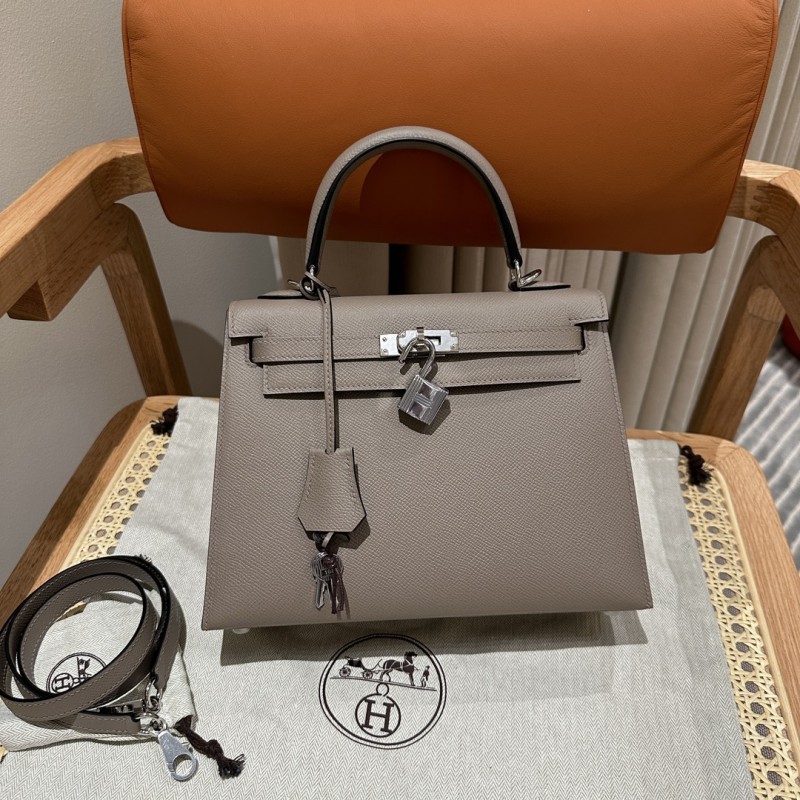 Handbags Hermes Kelly size:25 cm