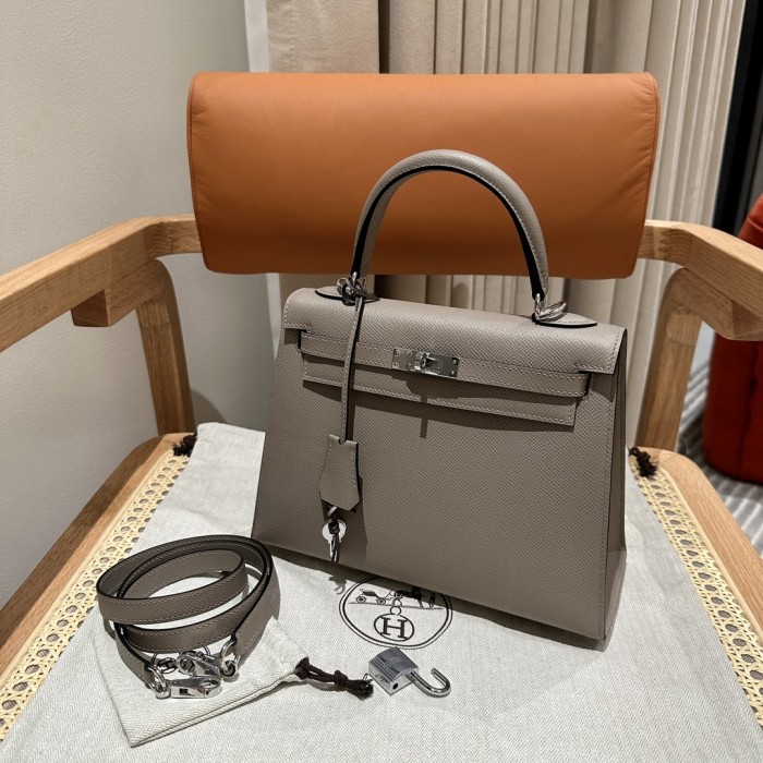 Handbags Hermes Kelly size:25 cm
