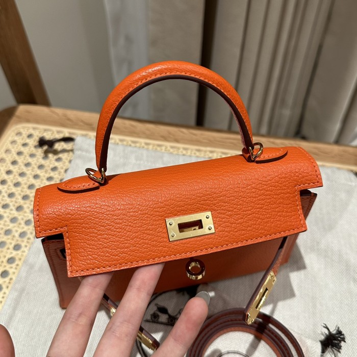 Handbags Hermes mini Kelly size:19 cm
