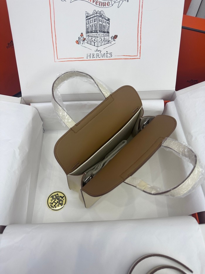 Handbags Hermes Halzan size:25 cm