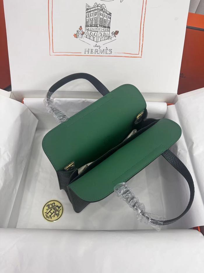 Handbags Hermes Halzan size:25 cm