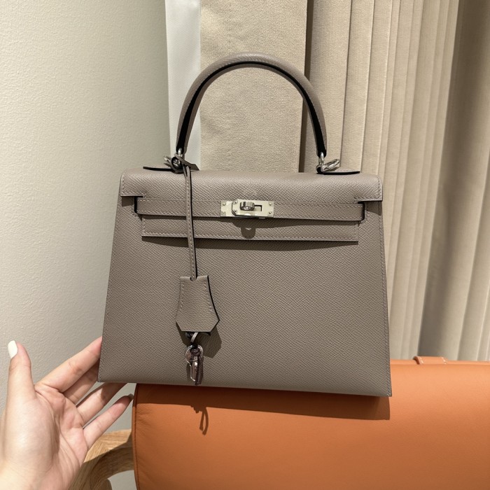 Handbags Hermes Kelly size:25 cm