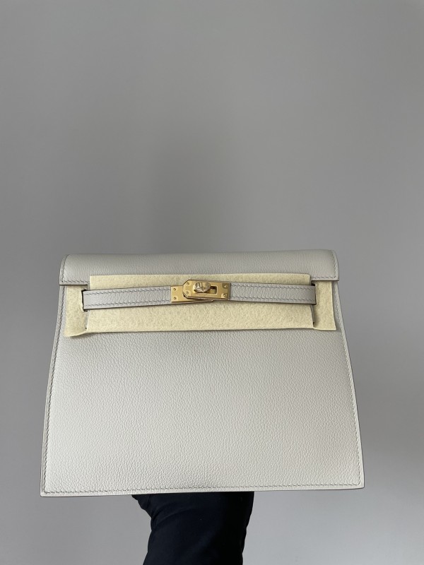 Handbags Hermes Kelly danse size:22 cm