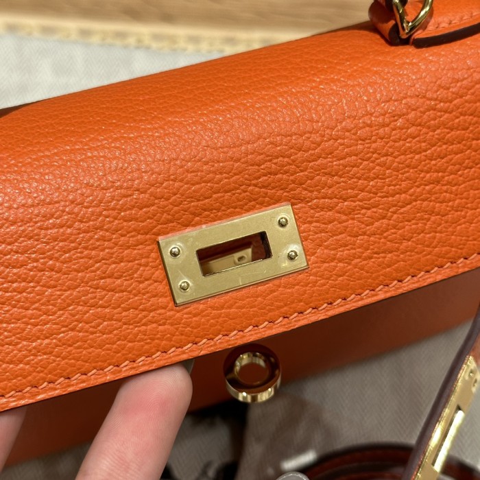 Handbags Hermes mini Kelly size:19 cm