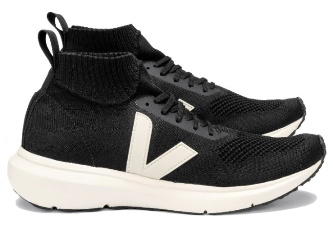 Veja Runner Mid V-Knit Rick Owens Black Pierre